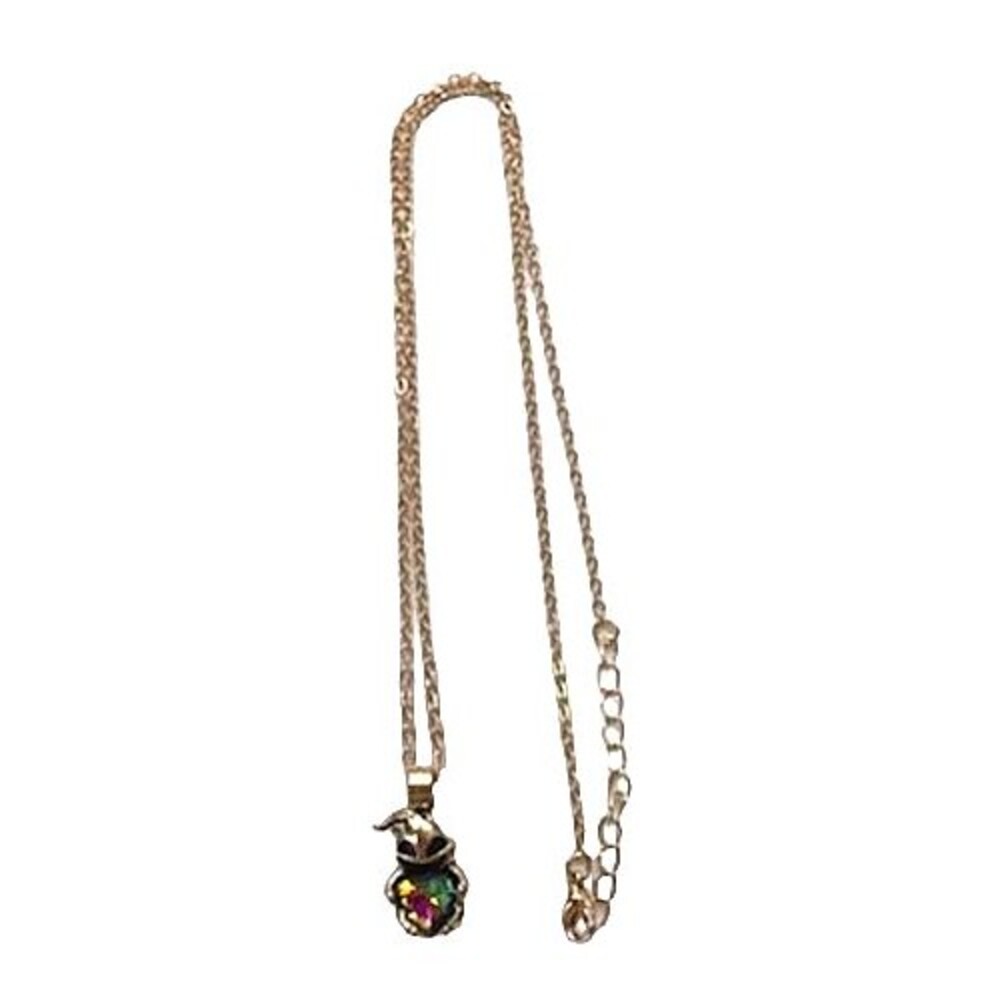 Disney Nightmare Before Christmas Necklace Oogie Boogie Heart Charm Multicolored